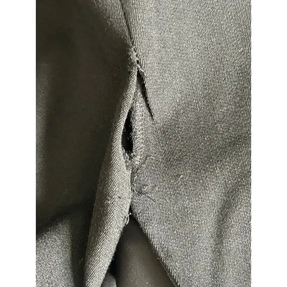 Ann Taylor Dress Womens Size 14 Black Sleeveless Zippered Back Slit Sheath - Picture 6 of 13